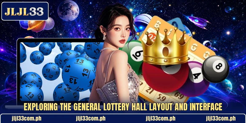 Exploring the general lottery hall layout and interface Exploring the general lottery hall layout and interface