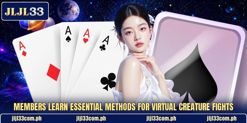 Members learn essential methods for virtual creature fights Members learn essential methods for virtual creature fights