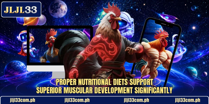 Proper nutritional diets support superior muscular development significantly Proper nutritional diets support superior muscular development significantly