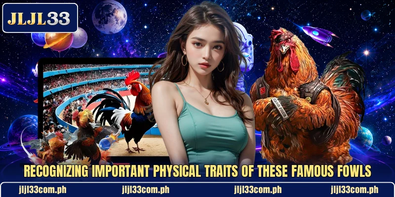 Recognizing important physical traits of these famous fowls Recognizing important physical traits of these famous fowls