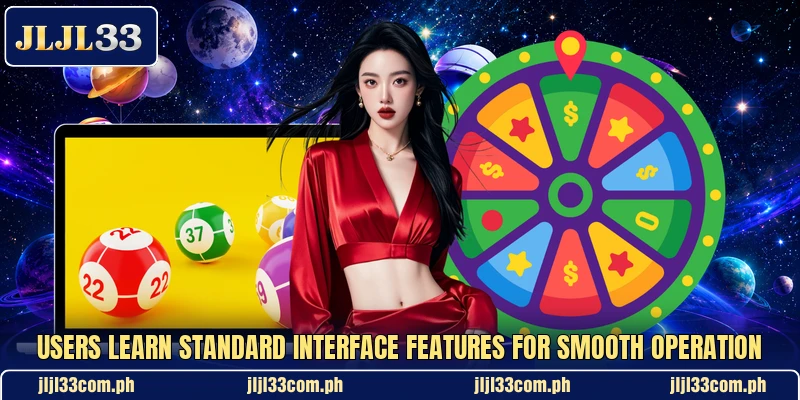 Users learn standard interface features for smooth operation Users learn standard interface features for smooth operation